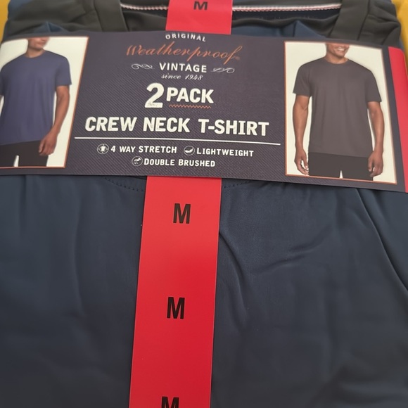 Weatherproof Vintage Men's Stretch Tee, 2-pack Medium - Picture 5 of 6